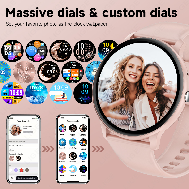 LIGE Bluetooth Call Smart Watc - Women Fashion Week 2026 บทวิจารณ์และราคา