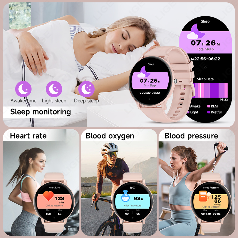 LIGE Bluetooth Call Smart Watc - Women Fashion Week 2026 บทวิจารณ์และราคา