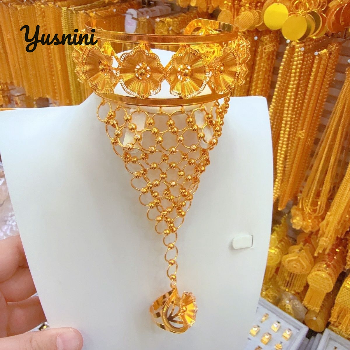 Fashion Dubai 24K Gold Plated  - Women'S Fashion Rings Gold บทวิจารณ์และราคา