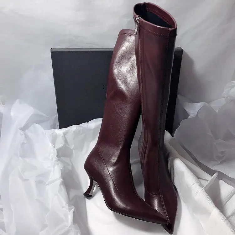 Designer Pointed Toe Women Str - Women'S Fashion Boots 2025 บทวิจารณ์และราคา