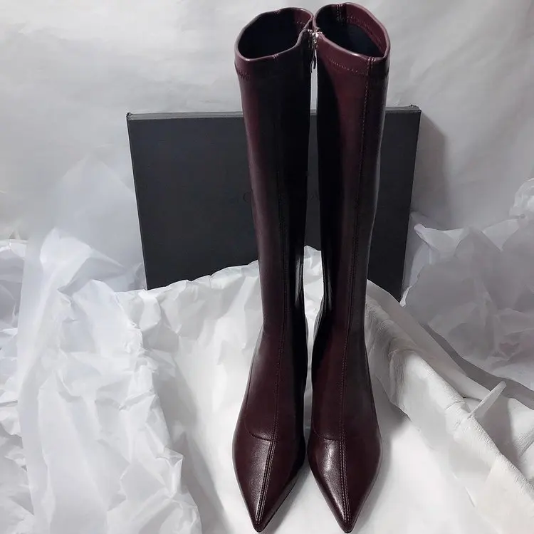 Designer Pointed Toe Women Str - Women'S Fashion Boots 2025 บทวิจารณ์และราคา