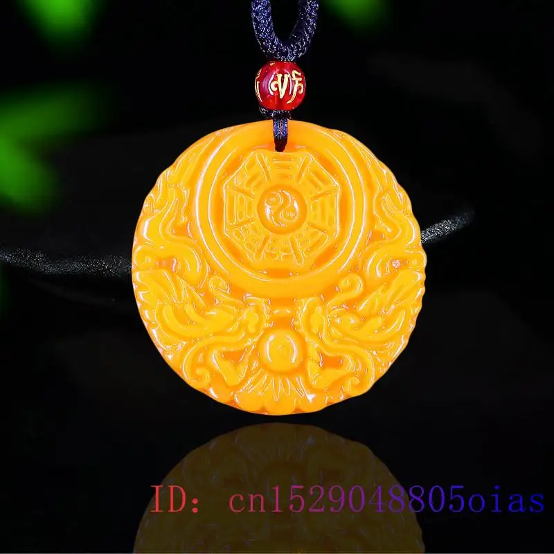 Yellow Jade Dragon Pendant Gif - Women'S Fashion Jewellery บทวิจารณ์และราคา