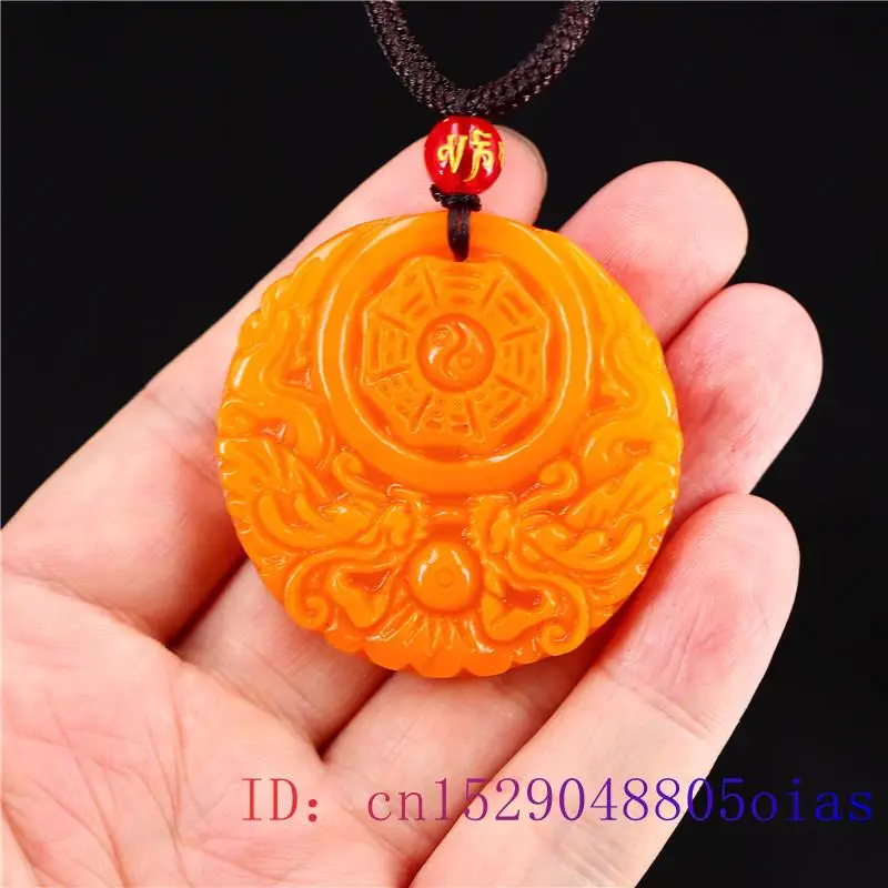 Yellow Jade Dragon Pendant Gif - Women'S Fashion Jewellery บทวิจารณ์และราคา