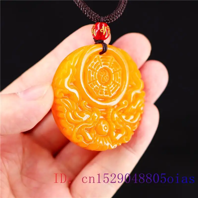 Yellow Jade Dragon Pendant Gif - Women'S Fashion Jewellery บทวิจารณ์และราคา