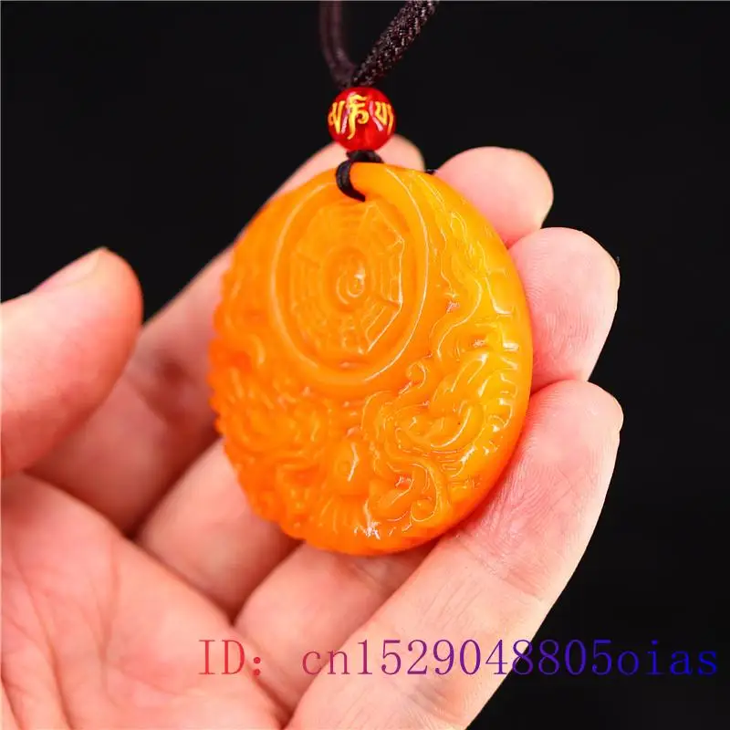 Yellow Jade Dragon Pendant Gif - Women'S Fashion Jewellery บทวิจารณ์และราคา