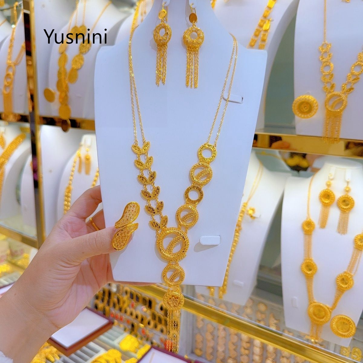 New French Dubai High end 24K  - Women'S Fashion Rings Gold บทวิจารณ์และราคา