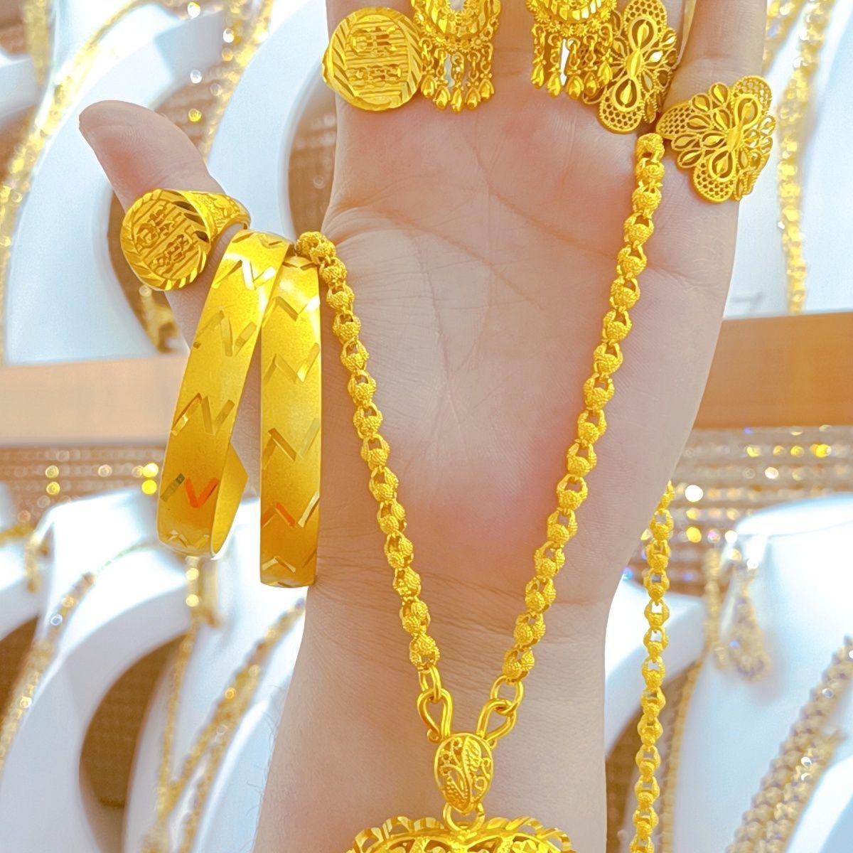 Popodion Women's Jewelry New 1 - Women'S Fashion Rings Gold บทวิจารณ์และราคา