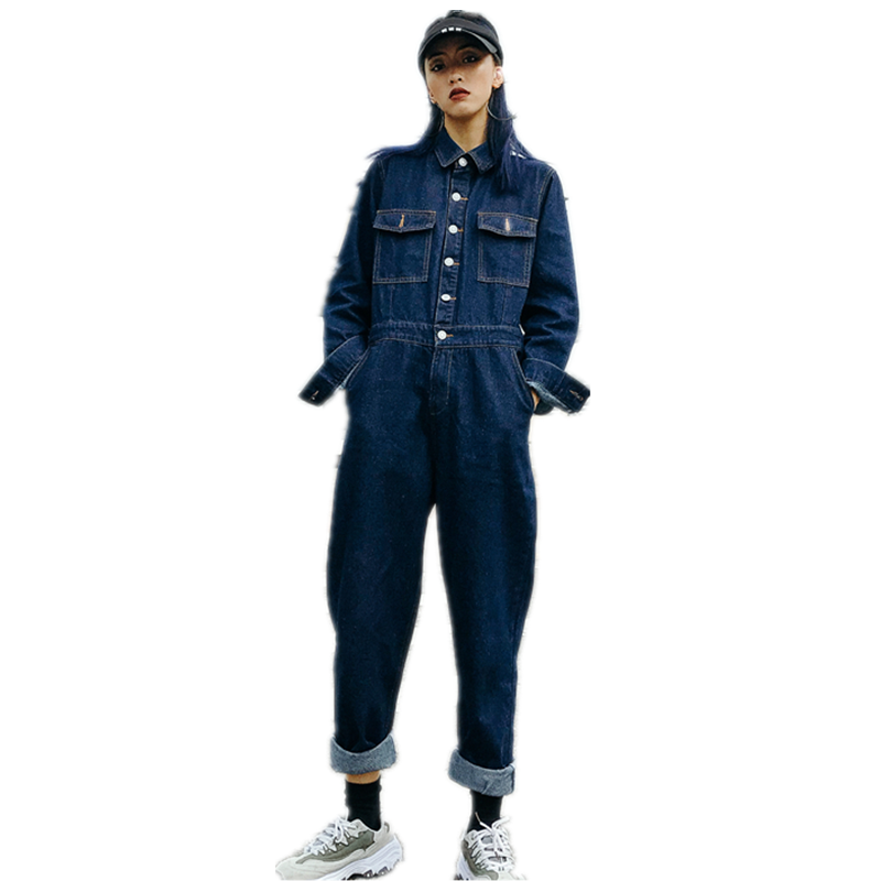 TIYIHAILEY Denim Jeans Jumpsui - Xl Women'S Fashion บทวิจารณ์และราคา