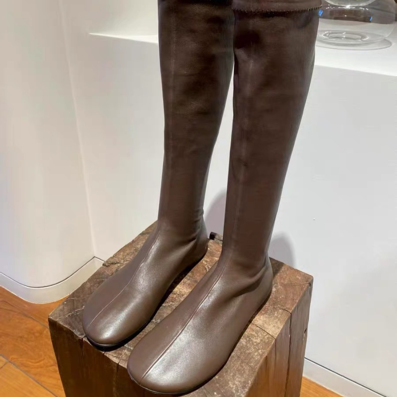 2025 New Women High Boots Flat - Women'S Fashion Boots 2025 บทวิจารณ์และราคา
