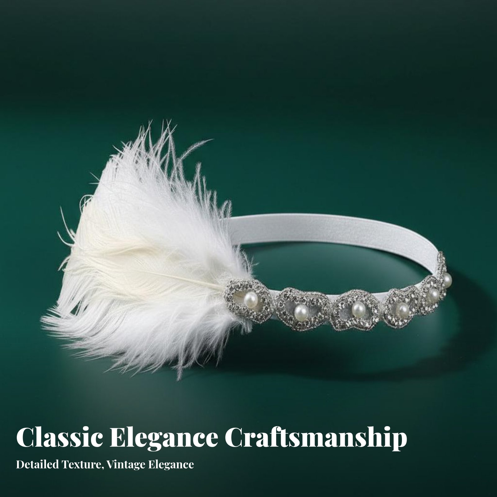 Jazz Age Feather Headband Vint - Women'S Fashion In The 1920S บทวิจารณ์และราคา