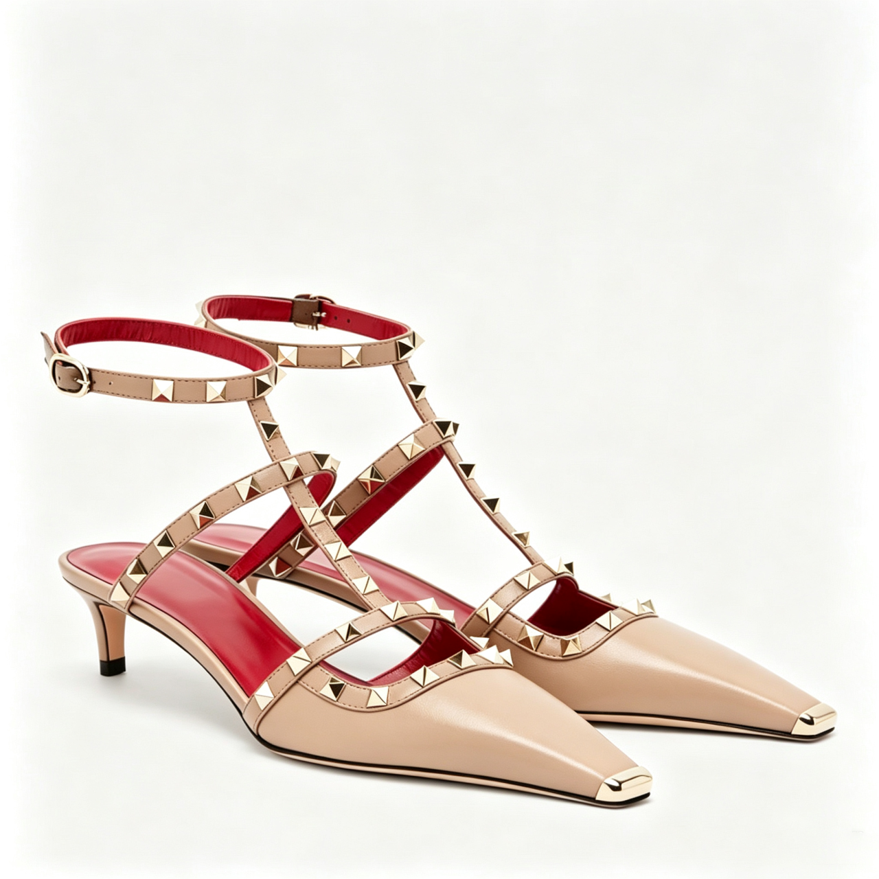 2026 Women's Rivet Low Heel Sq - Women Fashion Show บทวิจารณ์และราคา