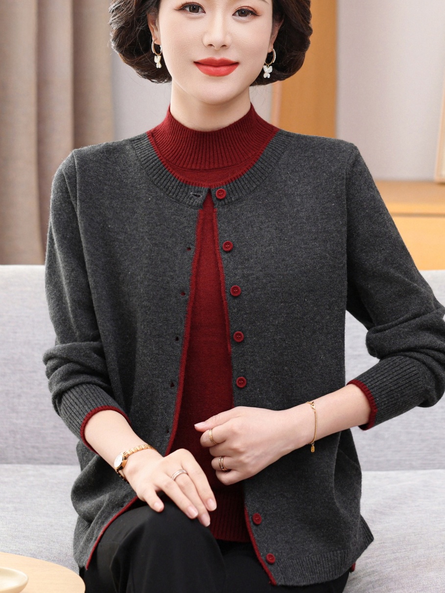 New Fashionable Thickened Knit - Women Fashion Over 60 บทวิจารณ์และราคา