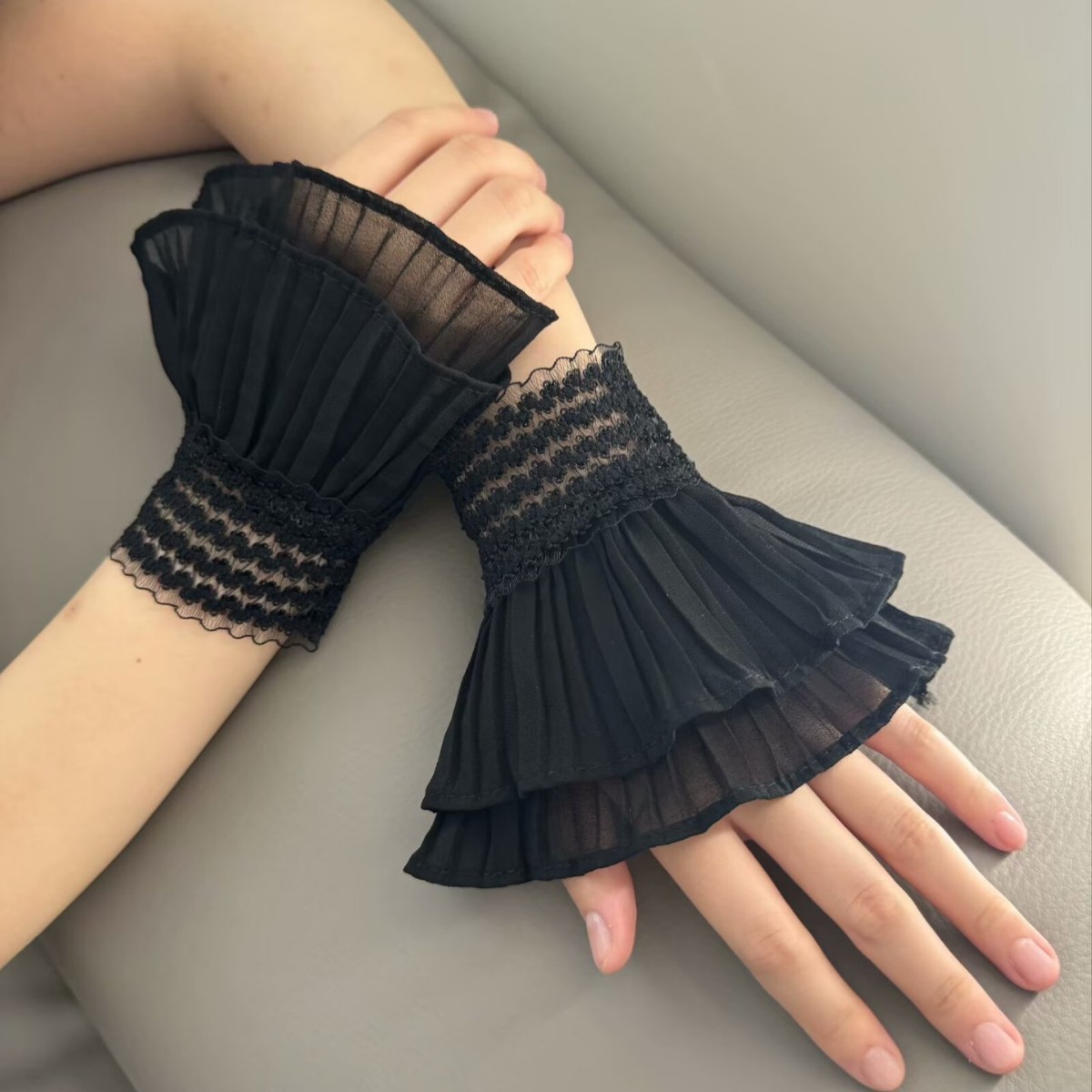 Detachable Lace Flower Mesh Fl - Women'S Fashion Layering บทวิจารณ์และราคา