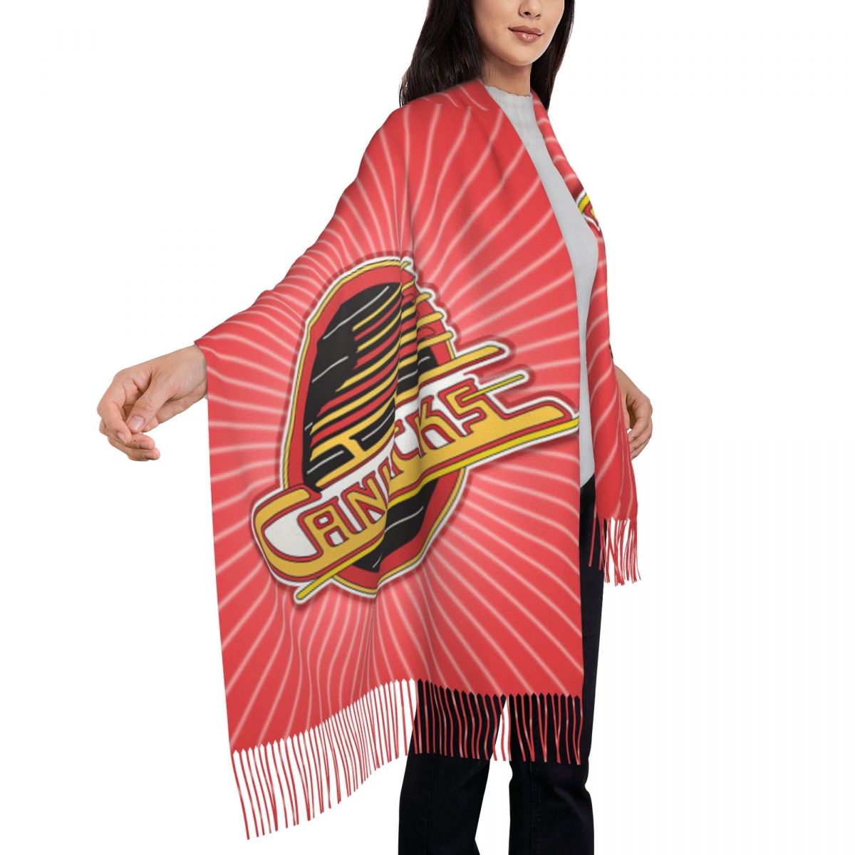 Vancouver Hockey Canucks Scarf - Women'S Fashion Vancouver บทวิจารณ์และราคา