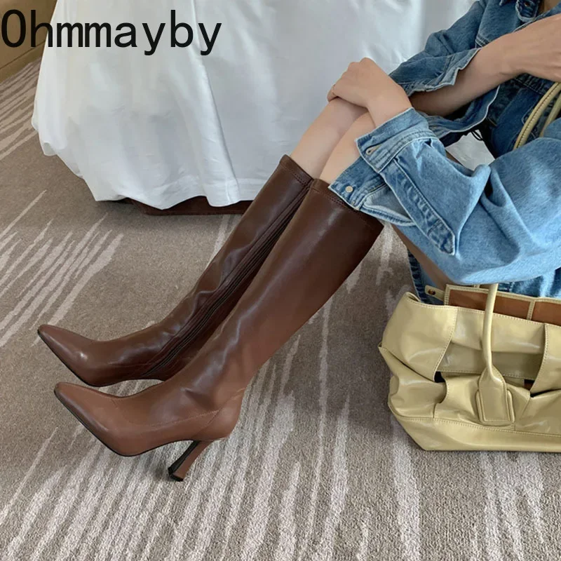 Winter Women Long Boots Fashio - Women'S Fashion Knee High Boots บทวิจารณ์และราคา