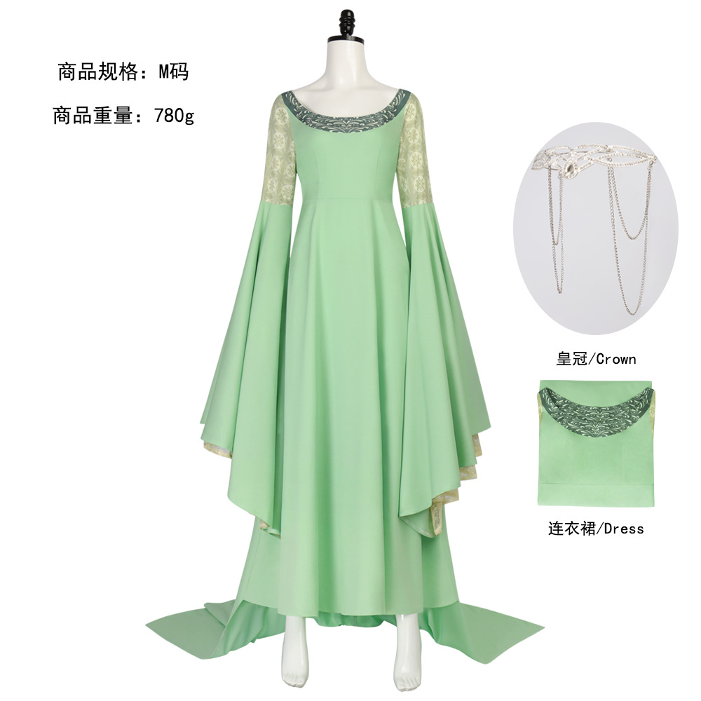 Halloween Costumes Arwen Cospl - Women Queen Fashion บทวิจารณ์และราคา
