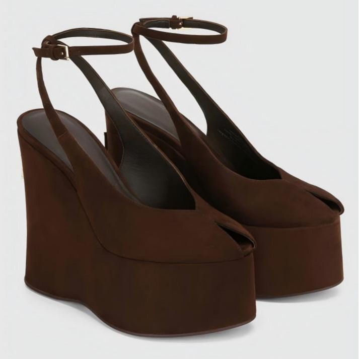 2026Summer Slope Heel Thick Bo - Women Fashion Show บทวิจารณ์และราคา