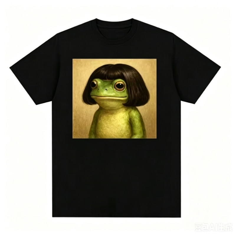 Funny Frog Face with Bob Hairc - Women'S Fashion In The 90S บทวิจารณ์และราคา