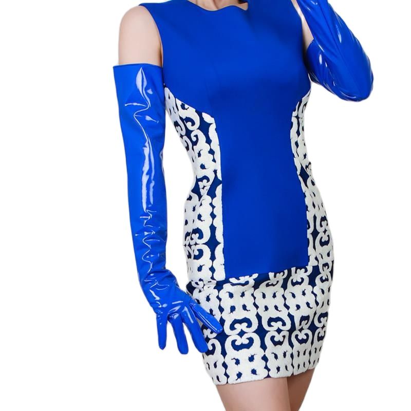 60cm Extra Long Patent Leather - Women Fashion Over 60 บทวิจารณ์และราคา