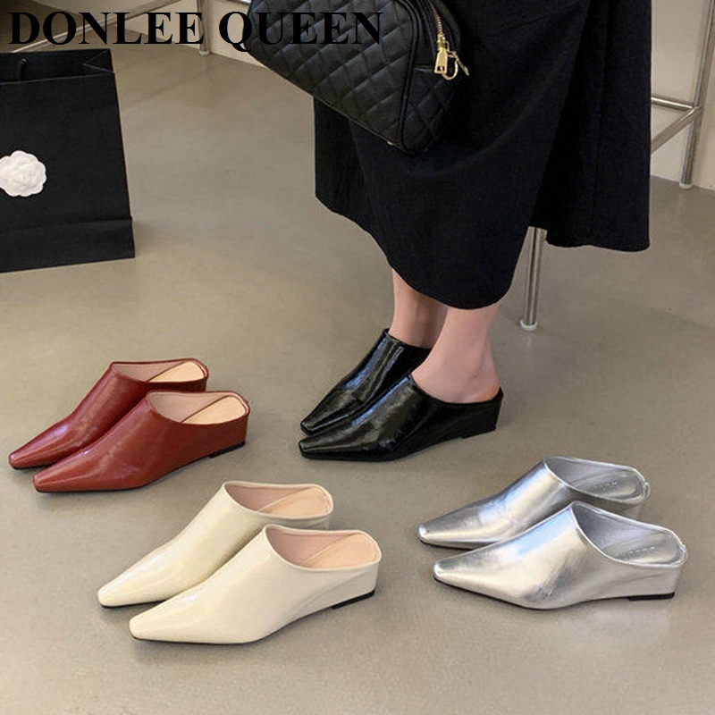 Women Fashion Close Toe Mule S - Women Queen Fashion บทวิจารณ์และราคา