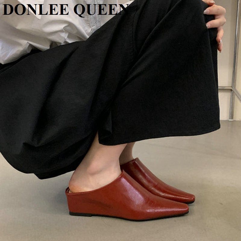Women Fashion Close Toe Mule S - Women Queen Fashion บทวิจารณ์และราคา