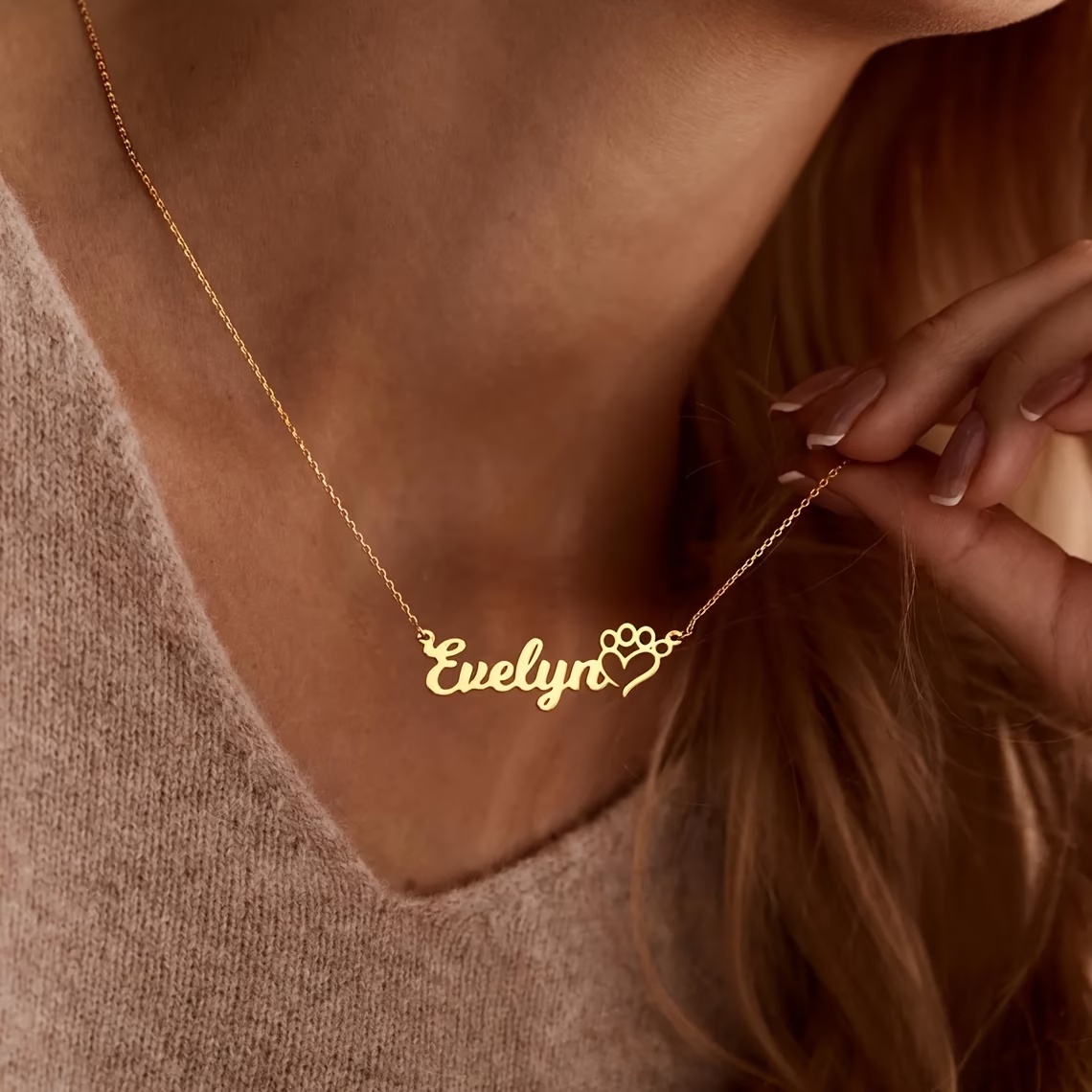 Personalized Pet Name Necklace - Xl Women'S Fashion บทวิจารณ์และราคา