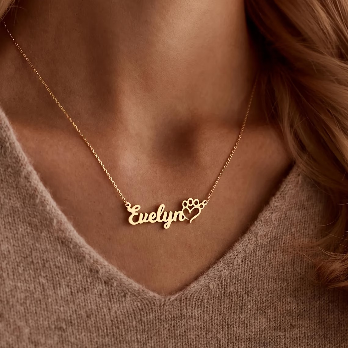 Personalized Pet Name Necklace - Xl Women'S Fashion บทวิจารณ์และราคา