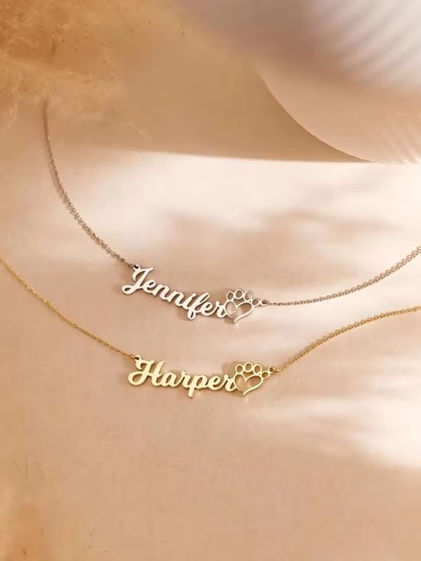 Personalized Pet Name Necklace - Xl Women'S Fashion บทวิจารณ์และราคา