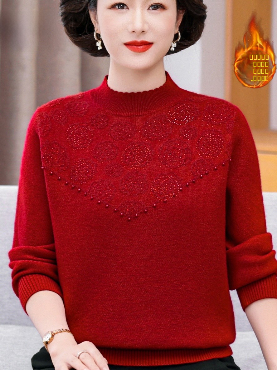 Thickened Fleece Warm Printed  - Women Fashion Over 60 บทวิจารณ์และราคา