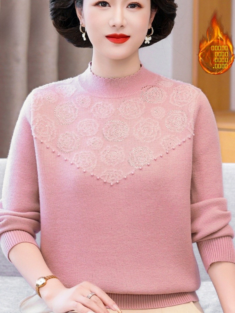 Thickened Fleece Warm Printed  - Women Fashion Over 60 บทวิจารณ์และราคา