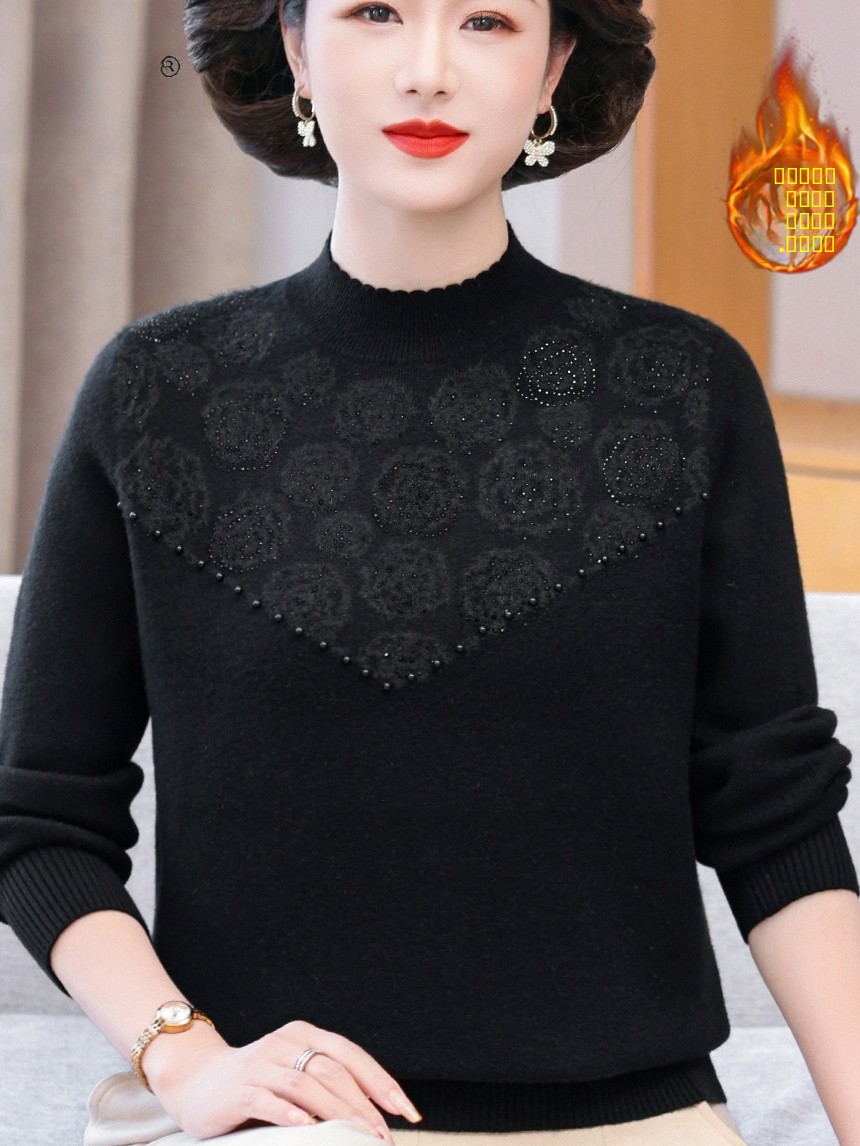 Thickened Fleece Warm Printed  - Women Fashion Over 60 บทวิจารณ์และราคา