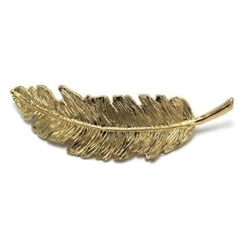 Women Leaf Feather Hair Clip S - Women'S Fashion Jewellery บทวิจารณ์และราคา