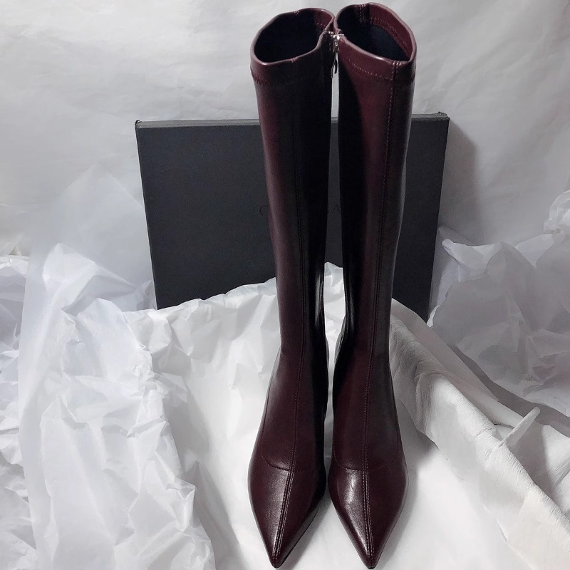 Autumn New Stiletto Fashion Bo - Women'S Fashion Knee High Boots บทวิจารณ์และราคา