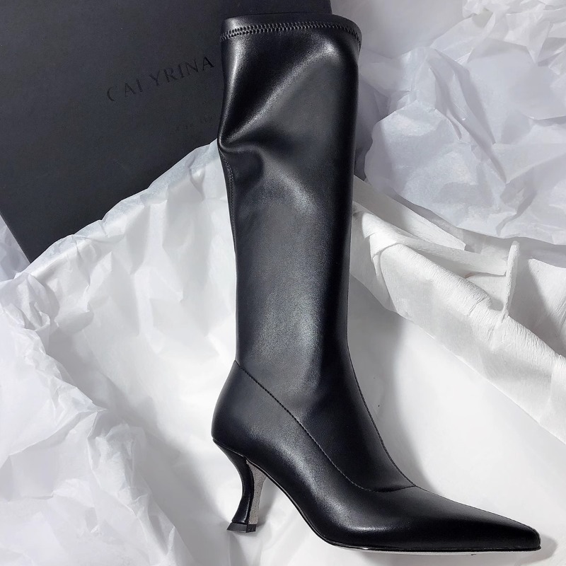 Autumn New Stiletto Fashion Bo - Women'S Fashion Knee High Boots บทวิจารณ์และราคา