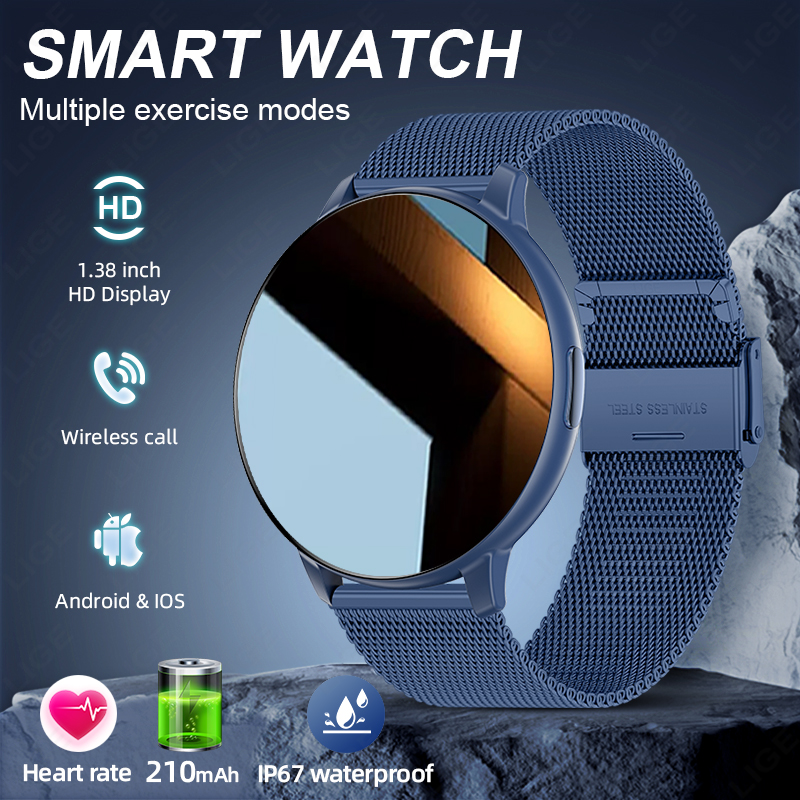 LIGE 2026 Smart Watch Man Woma - Women Fashion Week 2026 บทวิจารณ์และราคา