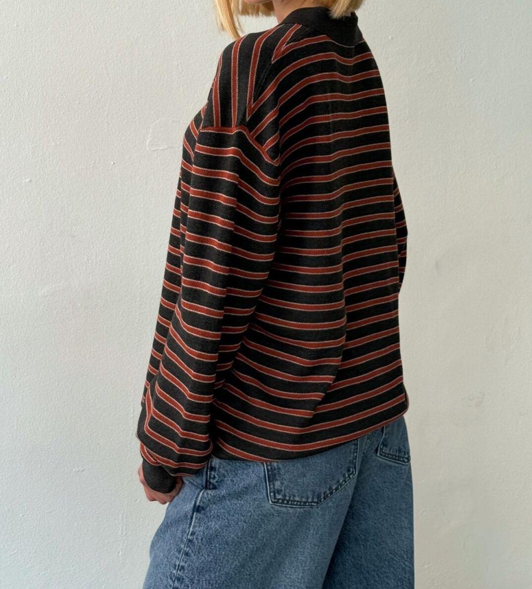 New Fashion Women Striped Coll - Xl Women'S Fashion บทวิจารณ์และราคา