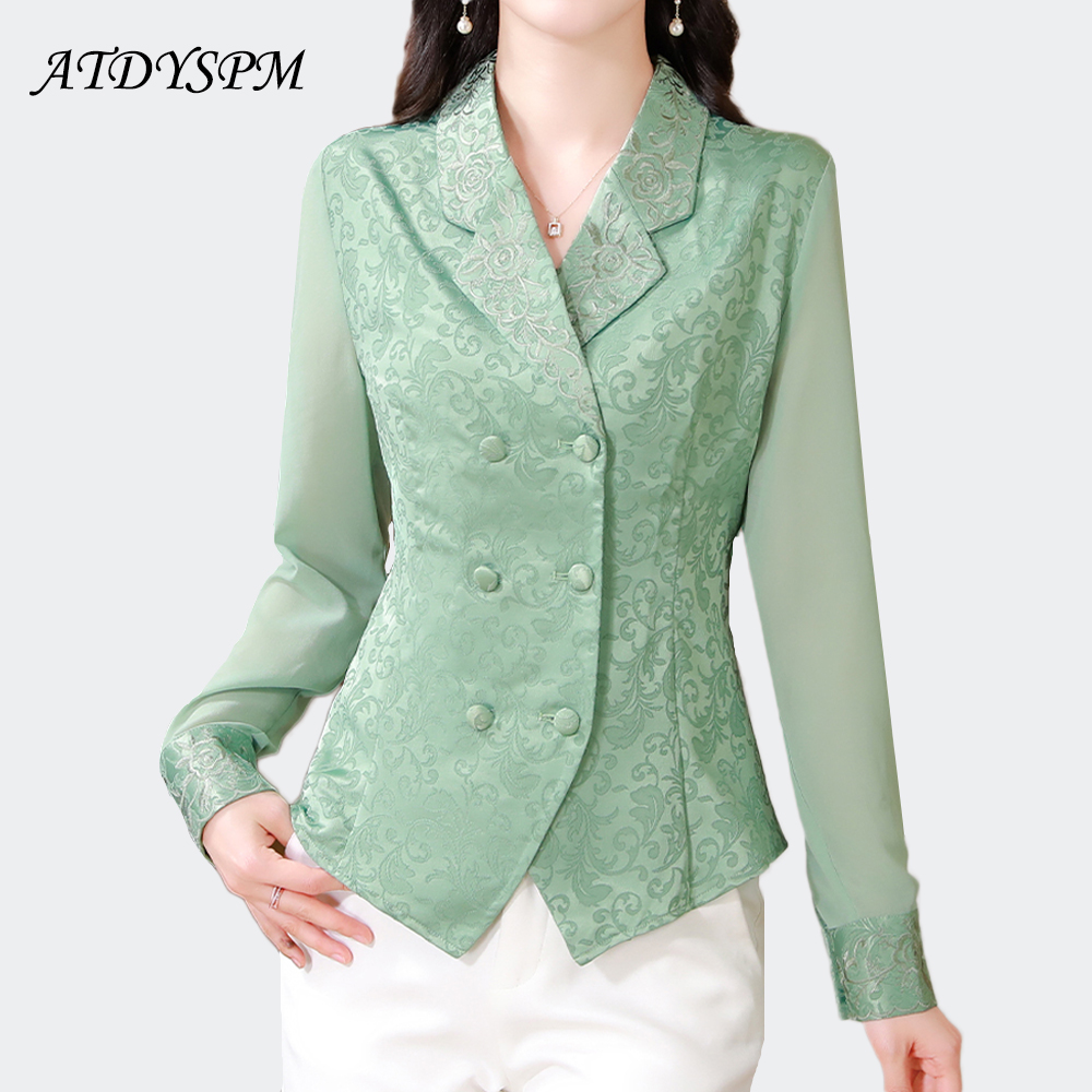 Fashion Design Embroidered Blo - Xl Women'S Fashion บทวิจารณ์และราคา
