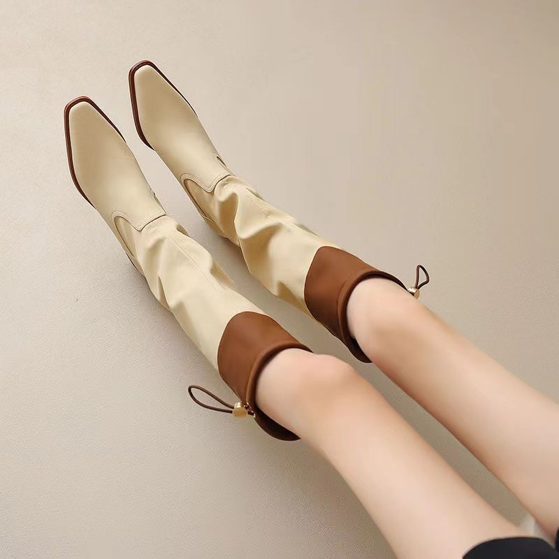Apricot Square Toe Women's Lon - Women'S Fashion Boots 2025 บทวิจารณ์และราคา