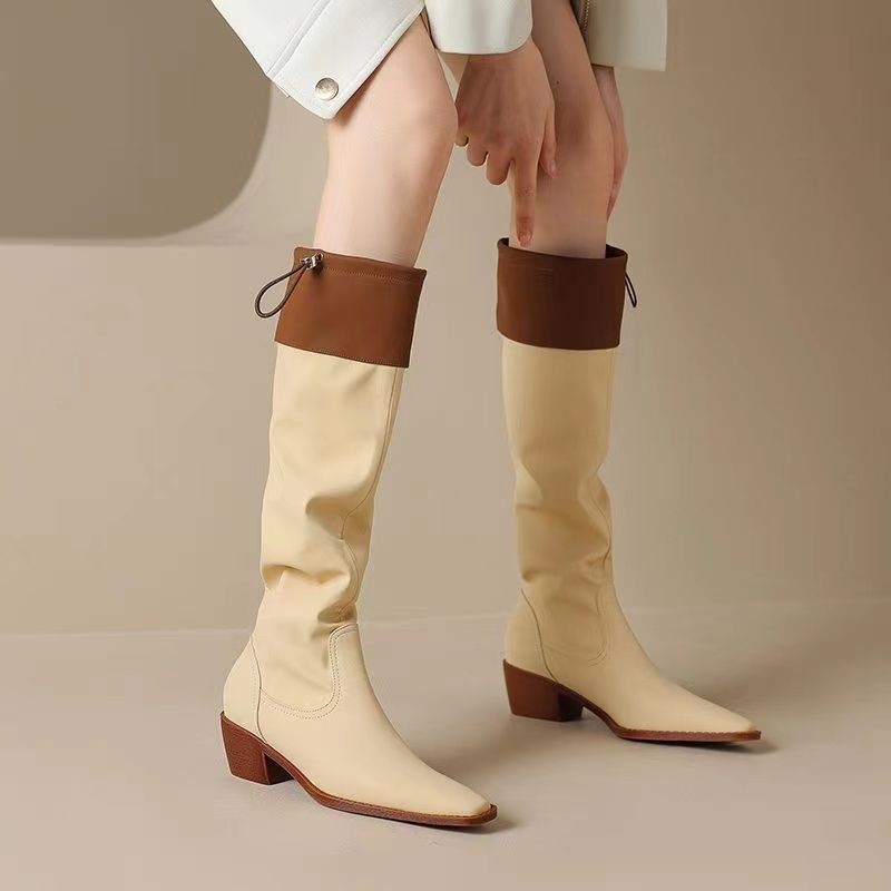 Apricot Square Toe Women's Lon - Women'S Fashion Boots 2025 บทวิจารณ์และราคา