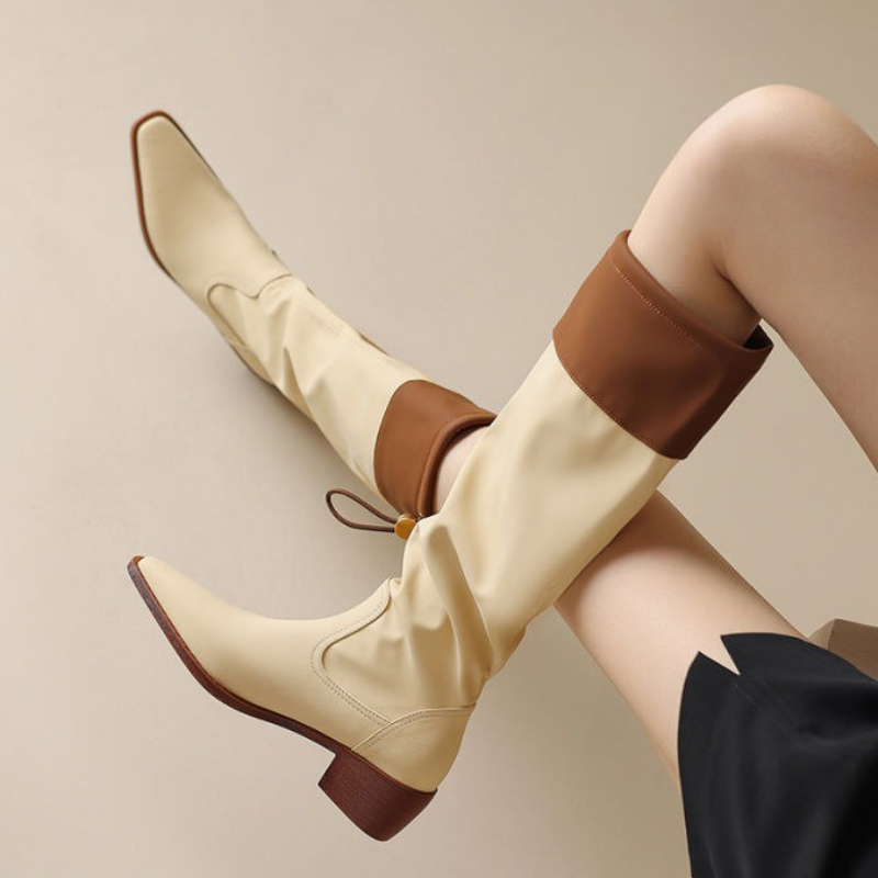 Apricot Square Toe Women's Lon - Women'S Fashion Boots 2025 บทวิจารณ์และราคา