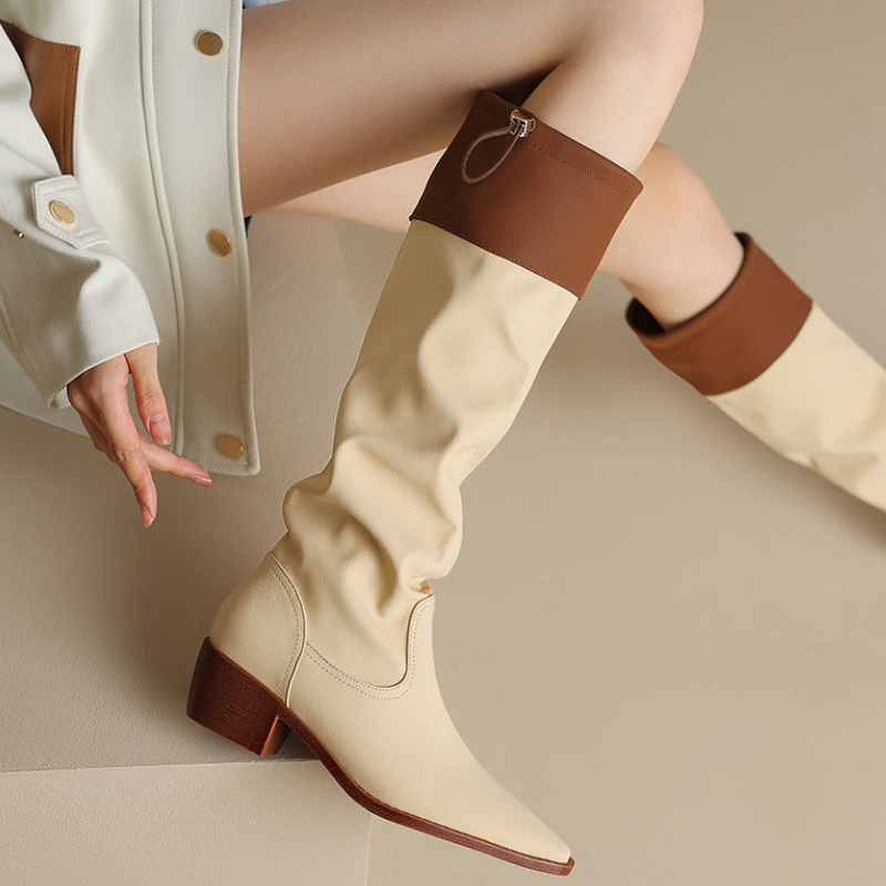 Apricot Square Toe Women's Lon - Women'S Fashion Boots 2025 บทวิจารณ์และราคา