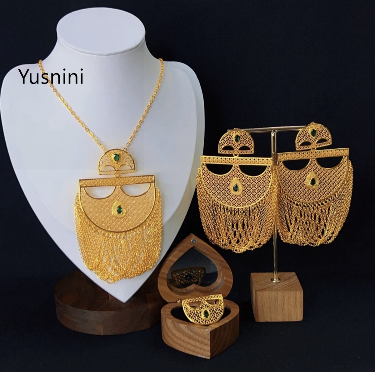 Fashion Women's Jewelry Set Du - Women'S Fashion Rings Gold บทวิจารณ์และราคา