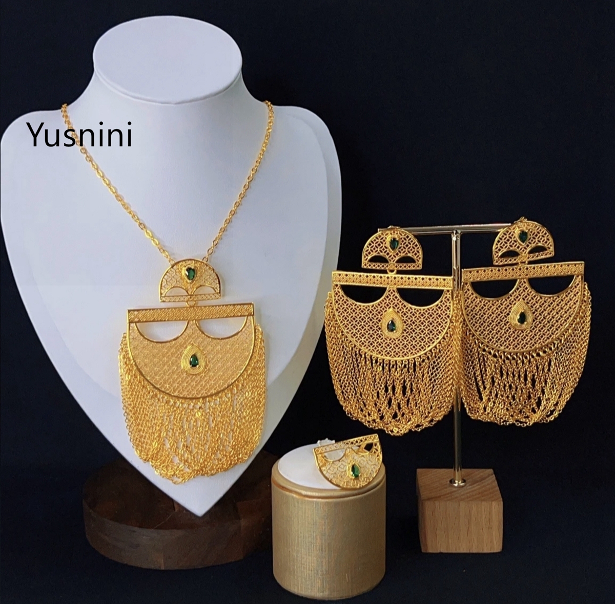Fashion Women's Jewelry Set Du - Women'S Fashion Rings Gold บทวิจารณ์และราคา