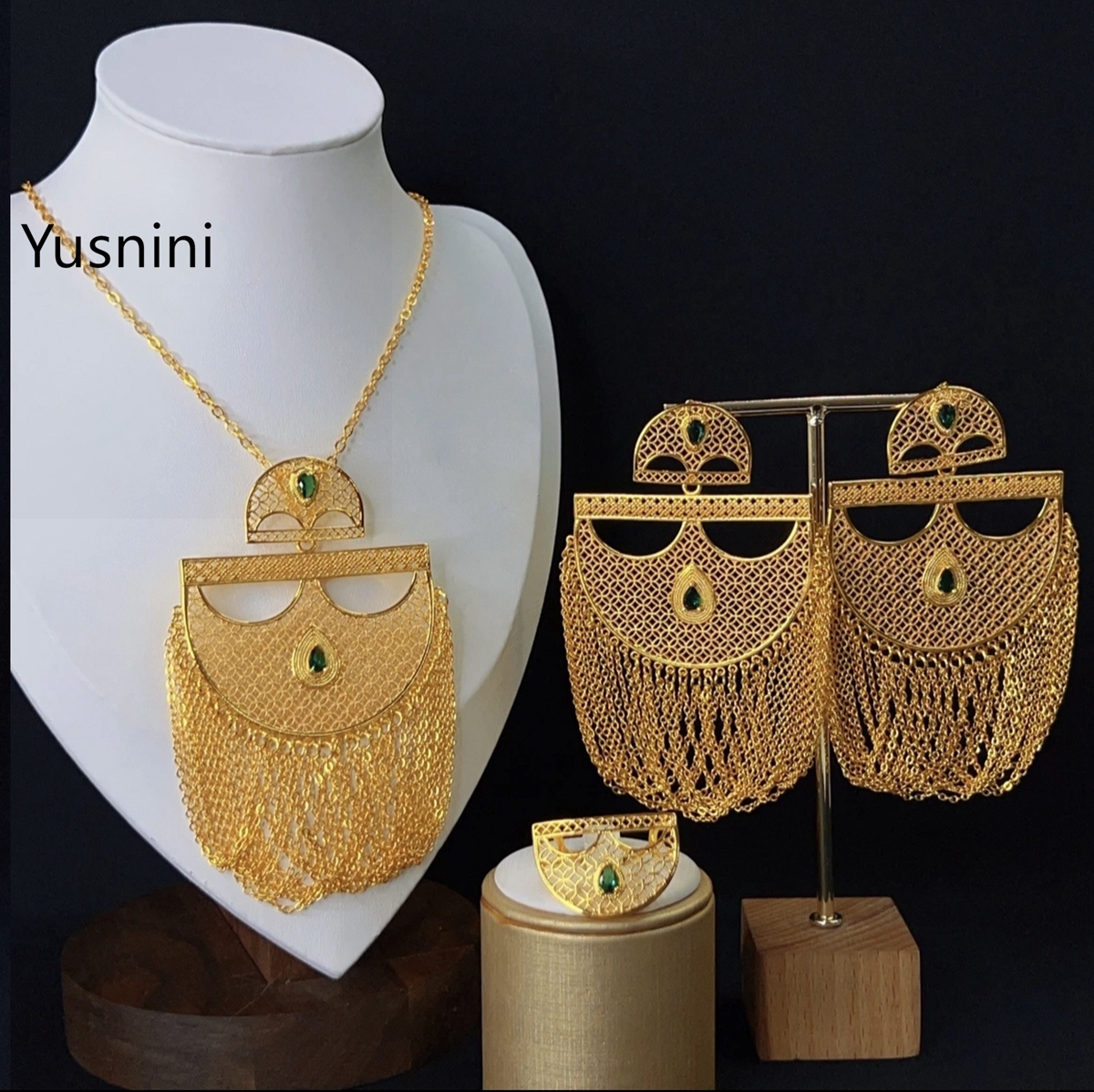 Fashion Women's Jewelry Set Du - Women'S Fashion Rings Gold บทวิจารณ์และราคา