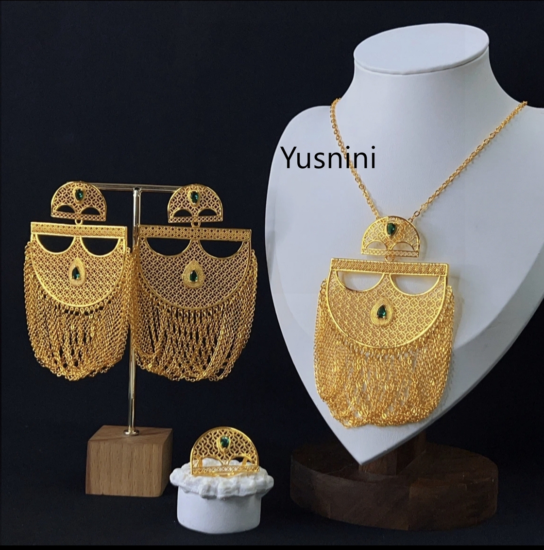 Fashion Women's Jewelry Set Du - Women'S Fashion Rings Gold บทวิจารณ์และราคา