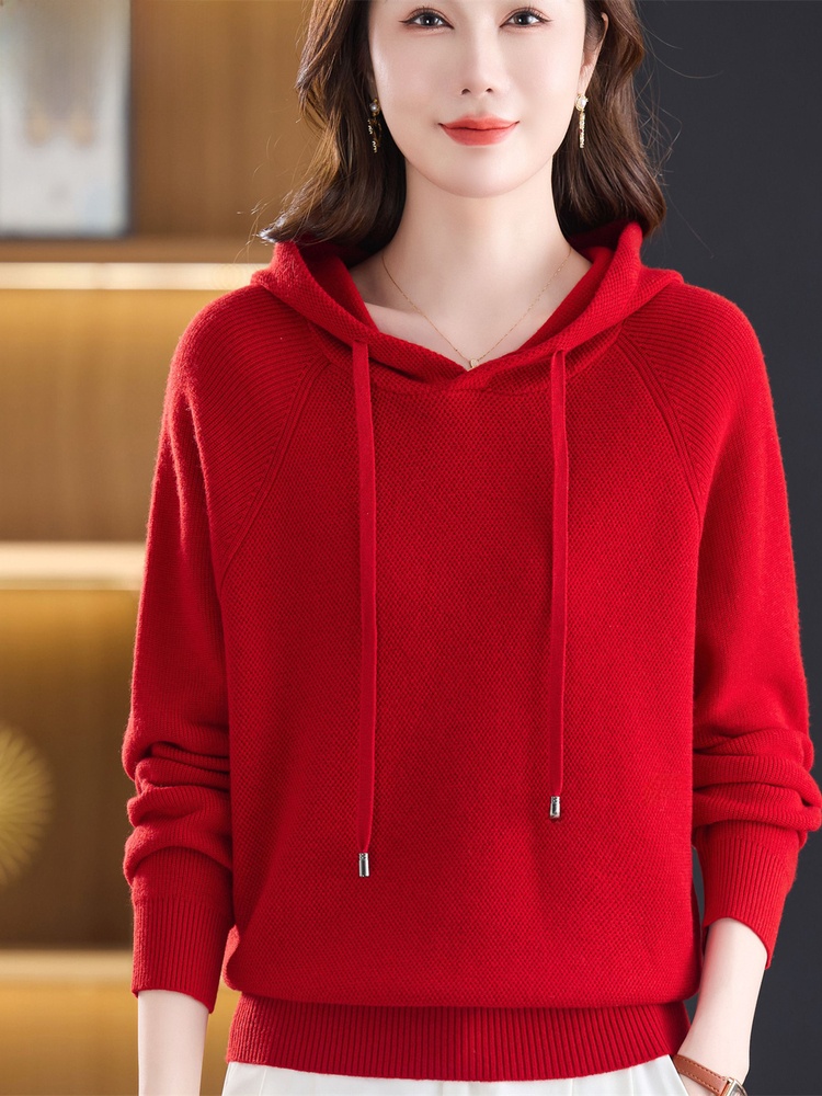 Loose Knitted 100 Pure Woolen  - Women Fashion Over 60 บทวิจารณ์และราคา