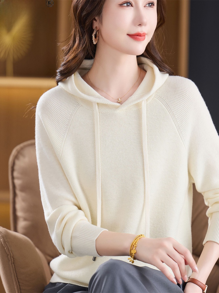 Loose Knitted 100 Pure Woolen  - Women Fashion Over 60 บทวิจารณ์และราคา
