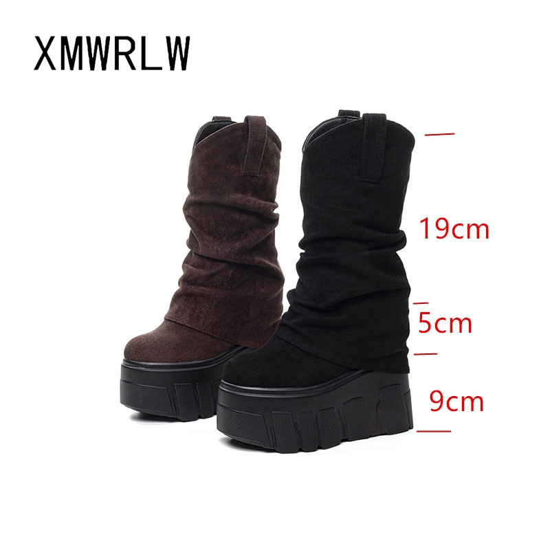 XMWRLW 2025 Autumn Winter Wome - Women'S Fashion Boots 2025 บทวิจารณ์และราคา