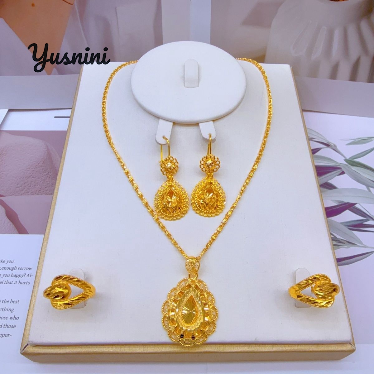 Fashion European Dubai 24K Gol - Women'S Fashion Rings Gold บทวิจารณ์และราคา