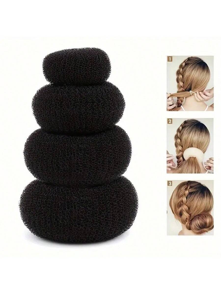 Donut Hair Bun Maker Set Soft  - Xl Women'S Fashion บทวิจารณ์และราคา